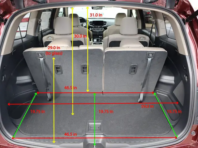 Honda Pilot Cargo Dimensions Pictures