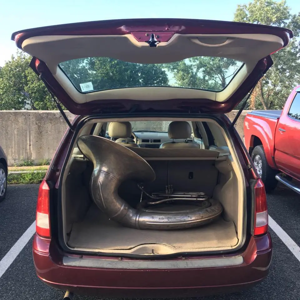 Tuba Fits in SUV