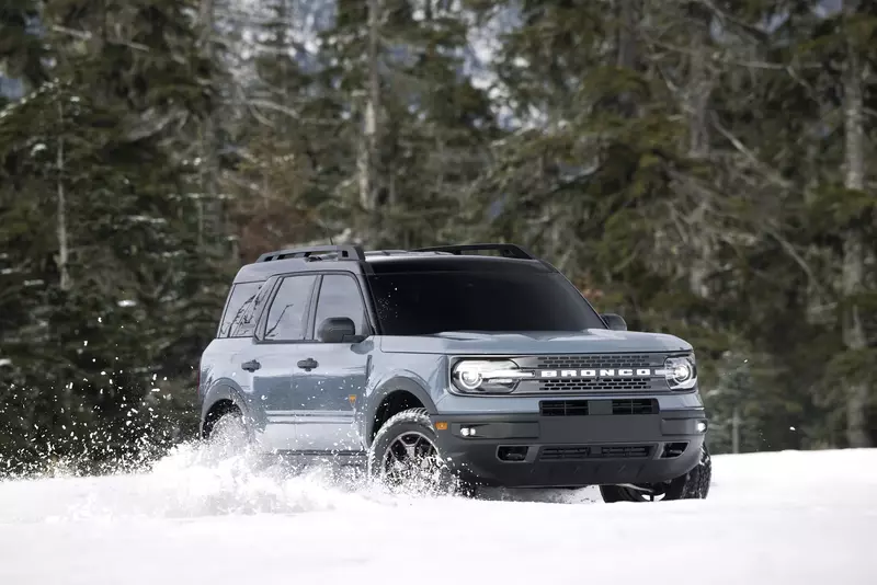 Ford Bronco Sport in Snow Pictures