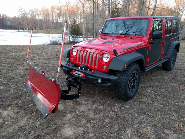 Jeep Wrangler With Snow Plow Attached Pictures