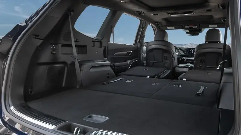 Kia Telluride Folded Flat Seat