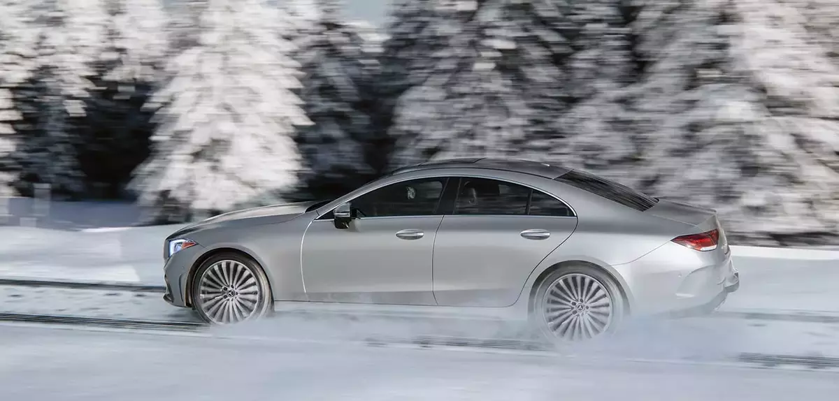 Mercedes-Benz CLS in Snow
