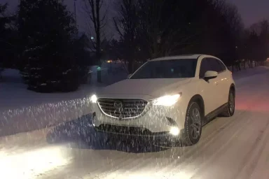 Mazda CX-9 Drive in The Snowfall