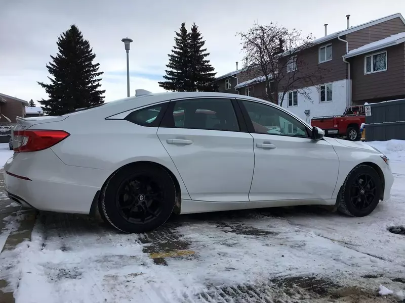 Honda Accord Equipped With Winter Tires