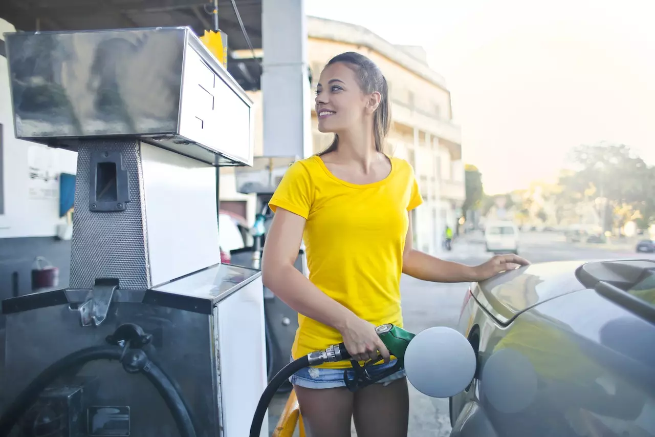Filling Up car with gasoline