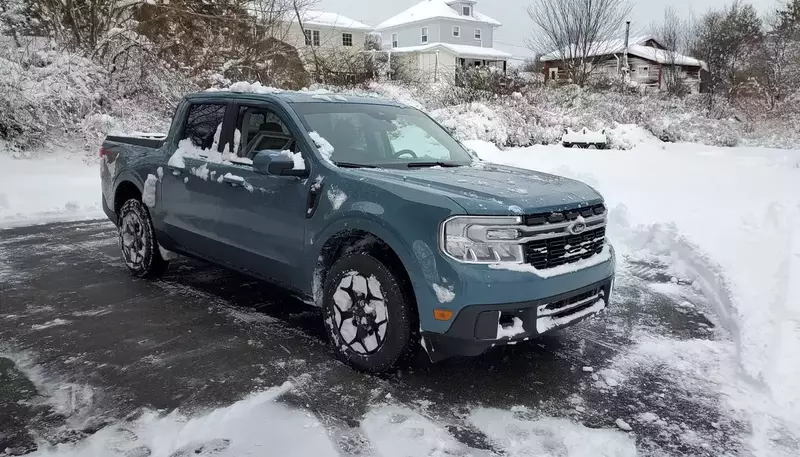 Ford Maverick During Winter
