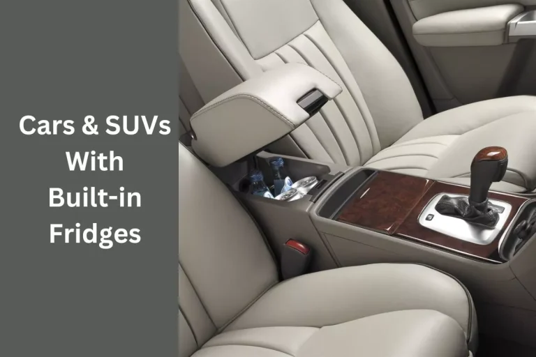 Vehicles With Built-in Refrigerator