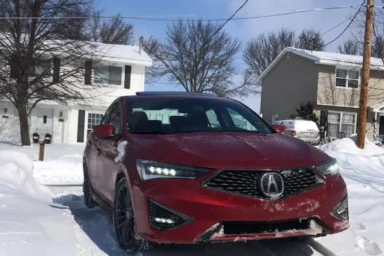 Acura ILX In Snow