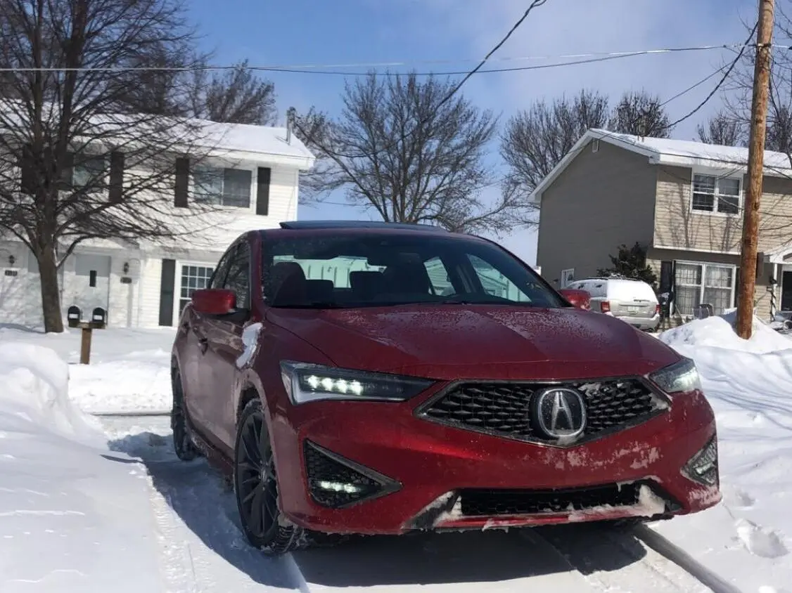 Acura ILX In Snow