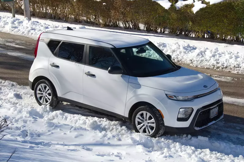 Kia Soul in Snow and Winter