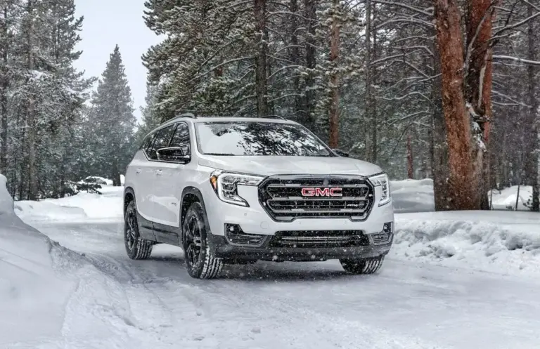 GMC Terrain Drive in Snow