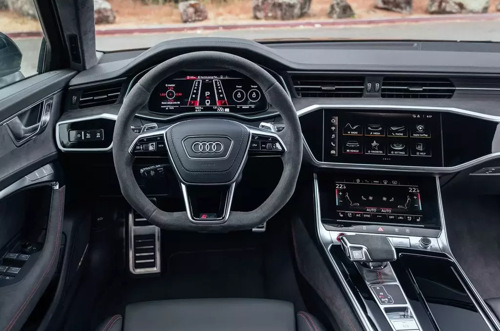 Audi Dashboard With Audi Virtual Cockpit Plus