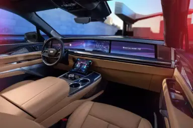 Cadillac Escalade with Massive LED Display