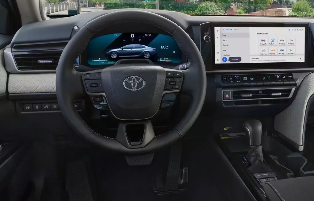 Toyota Camry Hybrid Interior With Digital Dashboard