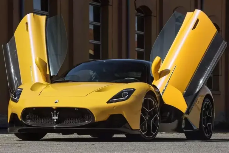 Yellow Maserati MC20