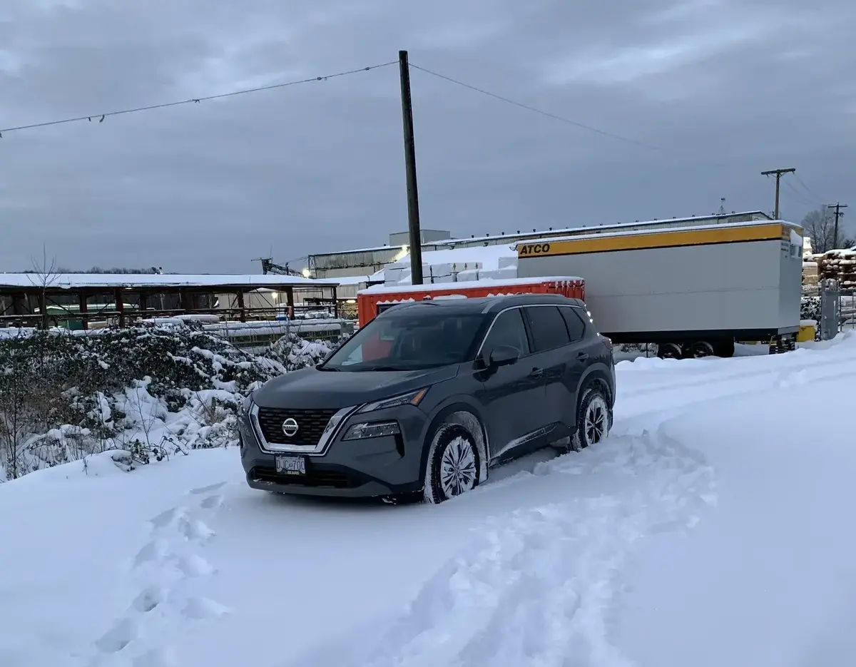 Nissan Rogue on The Deep Snow